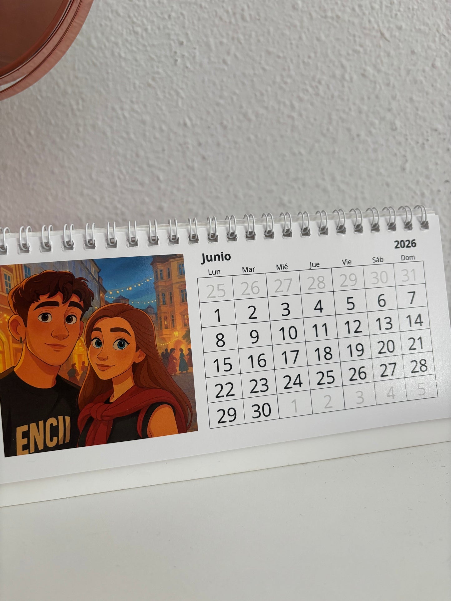 Calendario Escritorio Disney