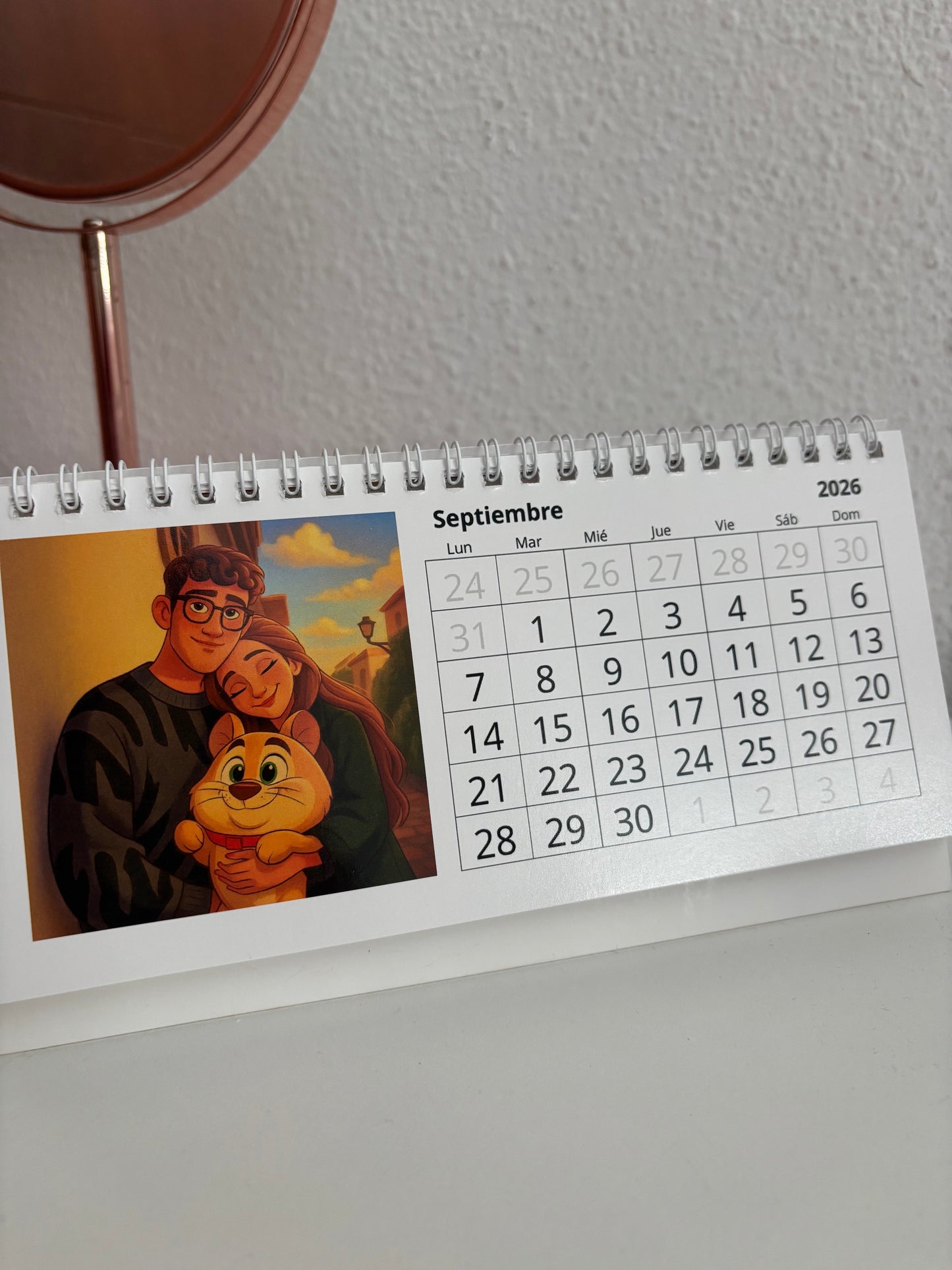 Calendario Escritorio Disney
