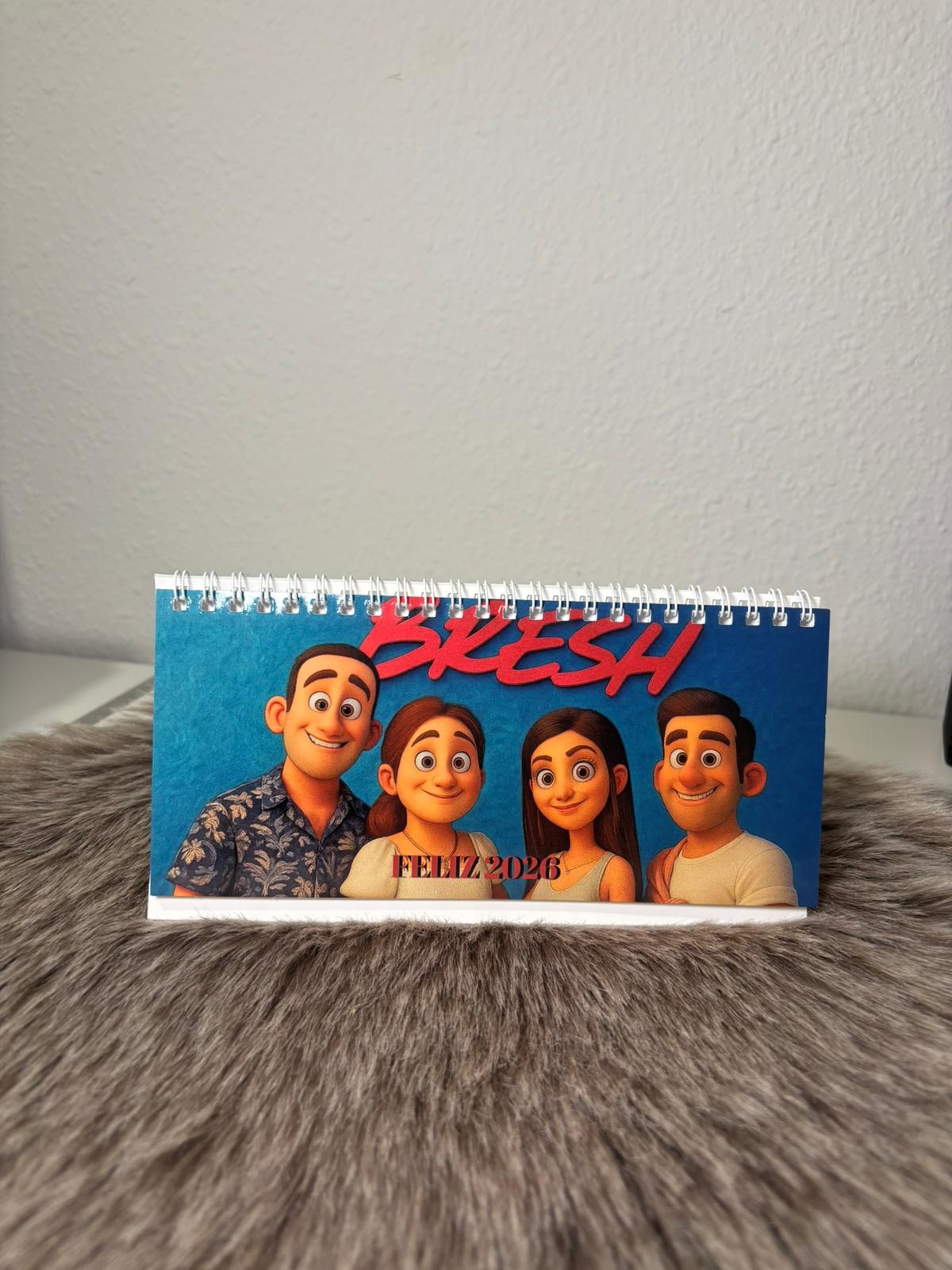 Calendario de mesa Pixar