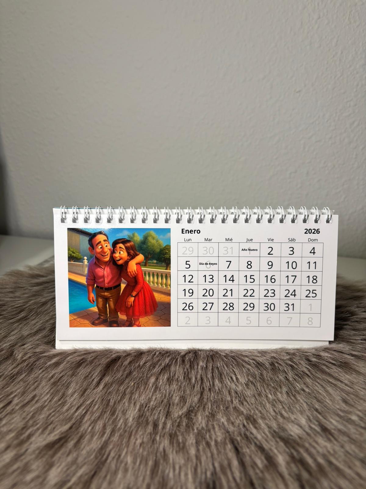 Calendario de mesa Pixar