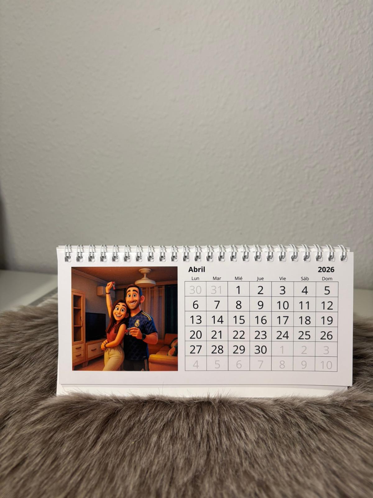 Calendario de mesa Pixar